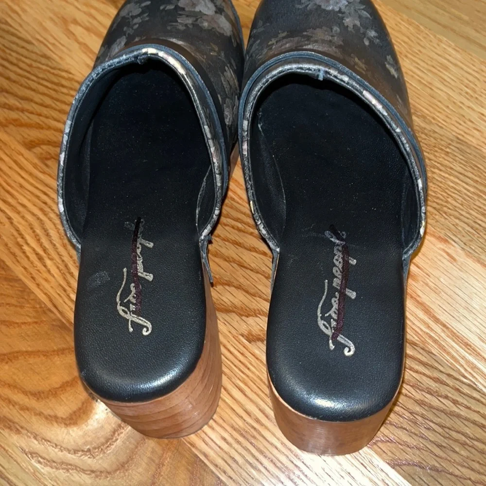 New Free People Calabasas Clogs Black Floral. - Picture 11 of 16